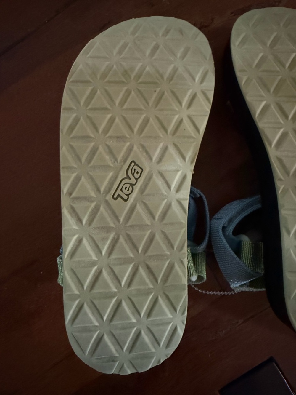 Teva Kids Sandals in Black with Blue, Green, and Yellow Straps — 040926 - Picture 4 of 4